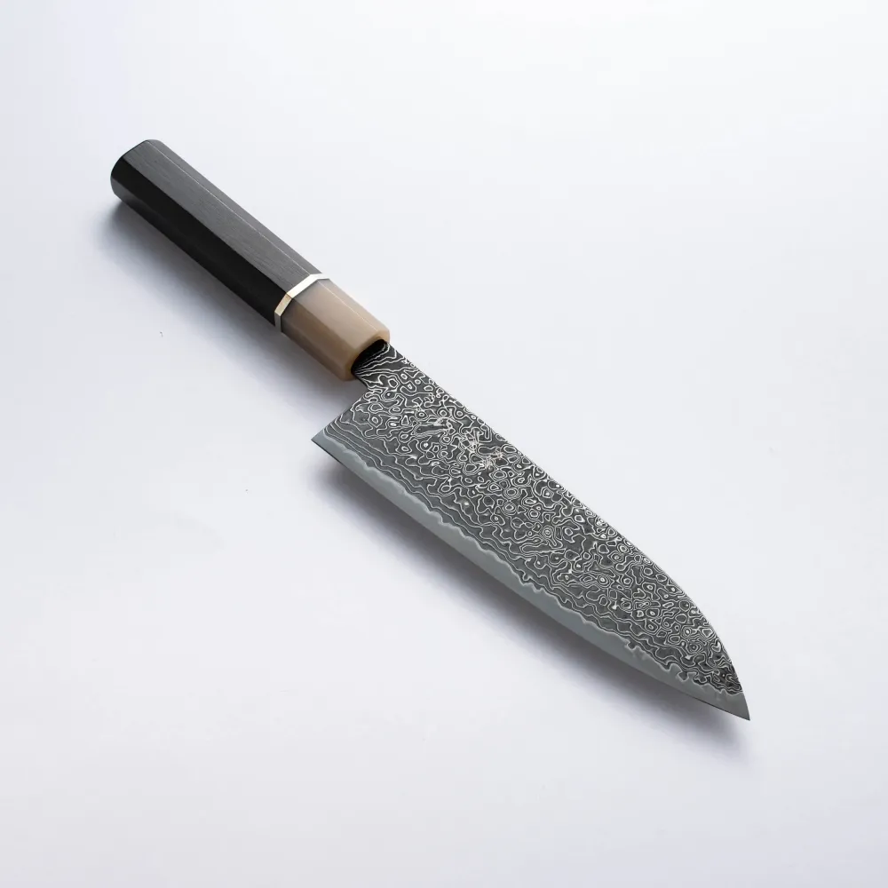 HATSUKOKORO - Rhyuhyo Kurozume Damscus - SG2 - SANTOKU - 180mm