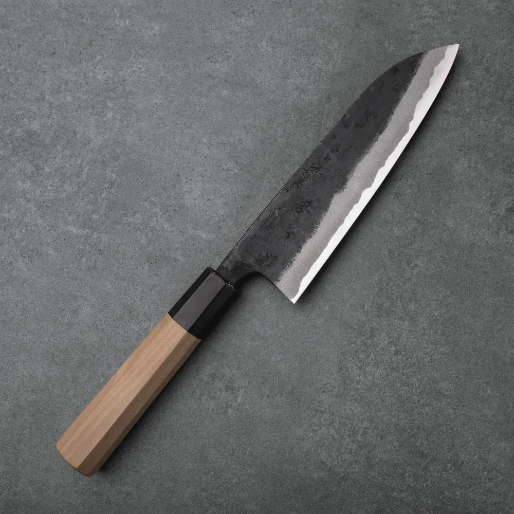 Kyohei Shindo SANTOKU - Aogami/Blue #2 - Magnólia+Bivalyszarv - 165 mm