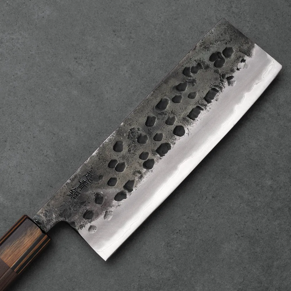 NAKIRI - Aogami Super - Kalapált - Dió - 165 mm
