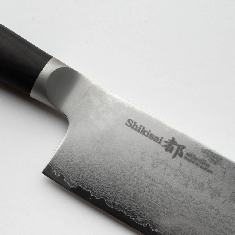 NAKIRI - Miyako Sorozat - Damaszk - Laminált fa - AUS8 - 180 mm