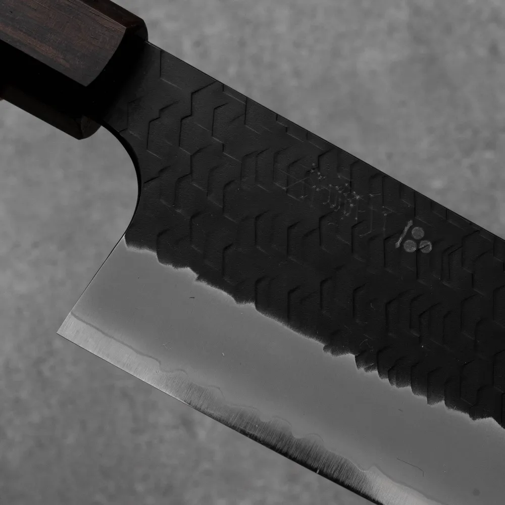 Nigara SG2 Kurouchi Tsuchime Nakiri 180 mm