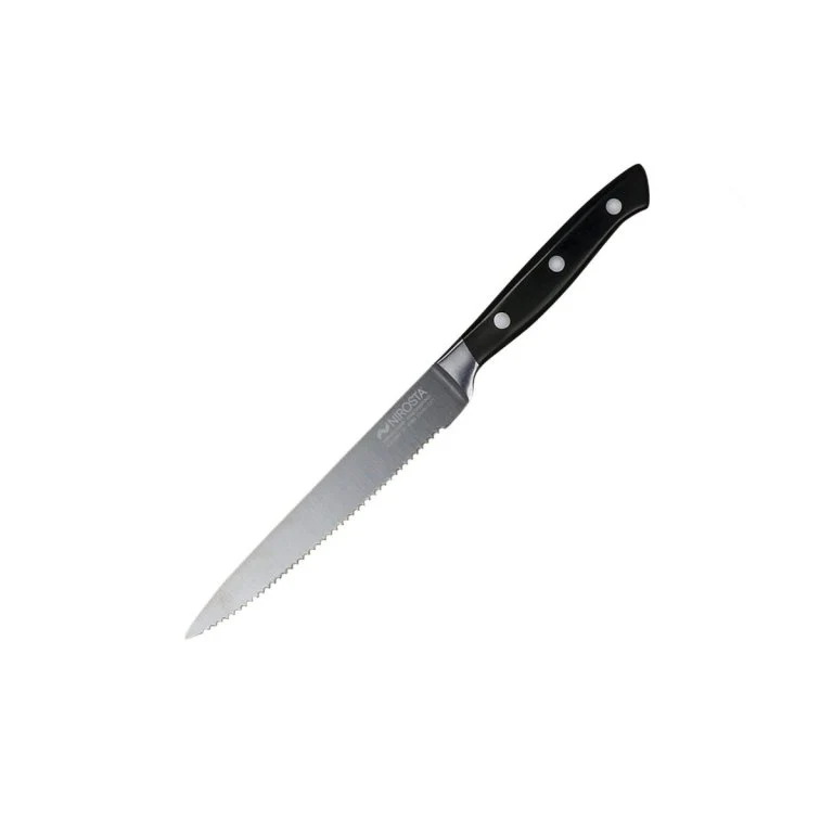 NIROSTA Konyhakés fogazott 14 cm TRINITY