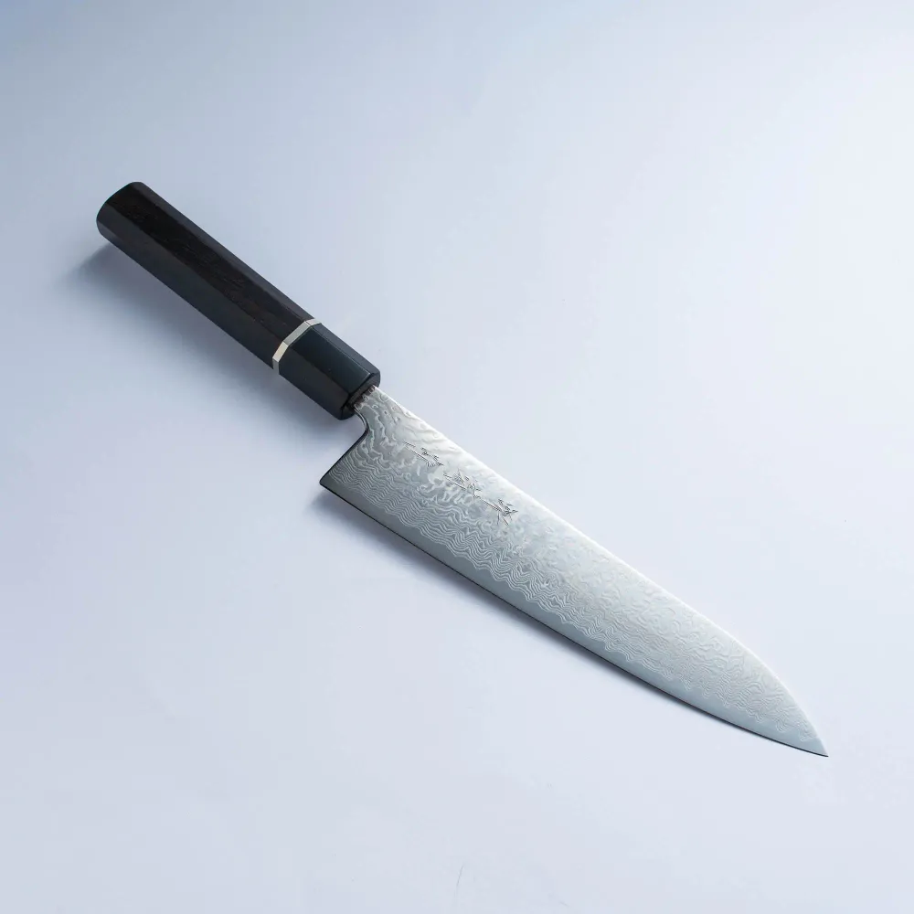 SAKAI KIKUMORI - SLD 210 mm GYUTO ébenfa markolat