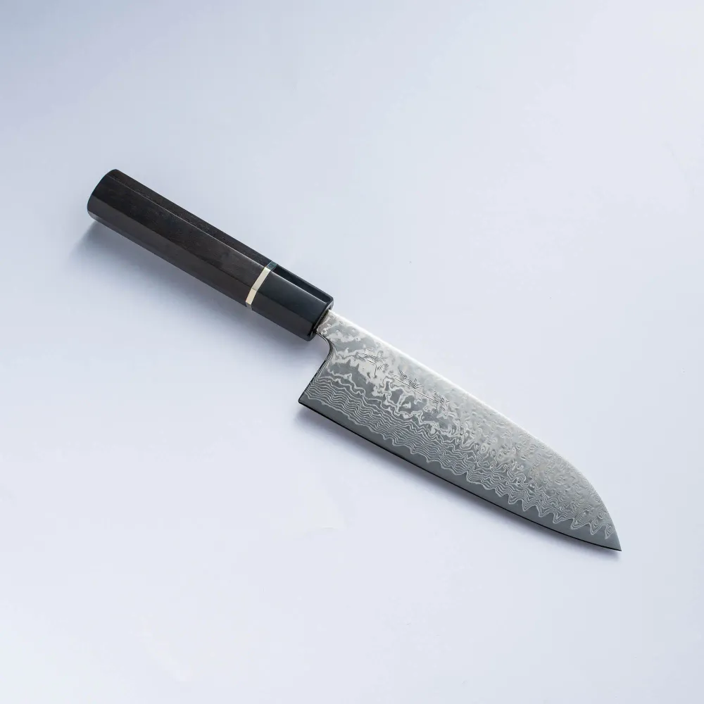 SAKAI KIKUMORI - SLD SANTOKU 180 mm ébenfa markolat.