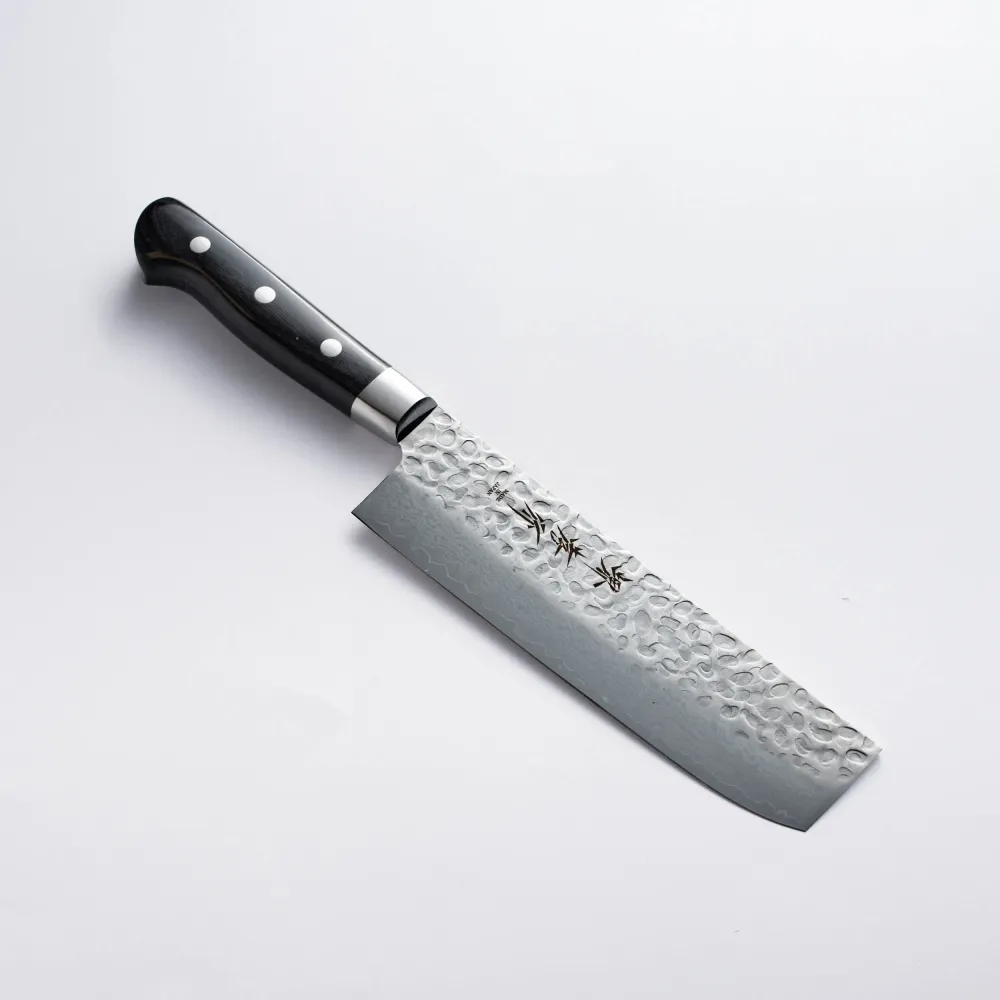 SAKAI TAKAYUKI - 17 Layer Hammered Damascus - NAKIRI - AUS10 - 160mm