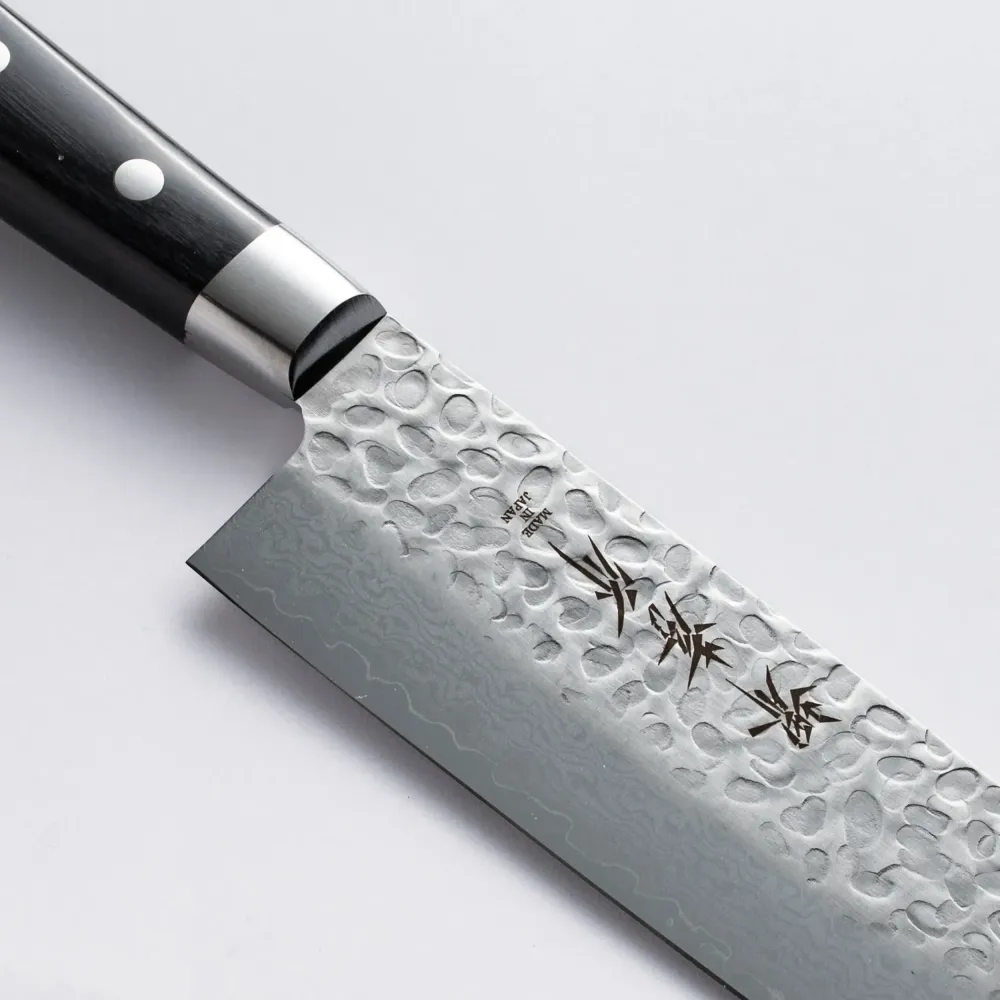 SAKAI TAKAYUKI - 17 Layer Hammered Damascus - NAKIRI - AUS10 - 160mm