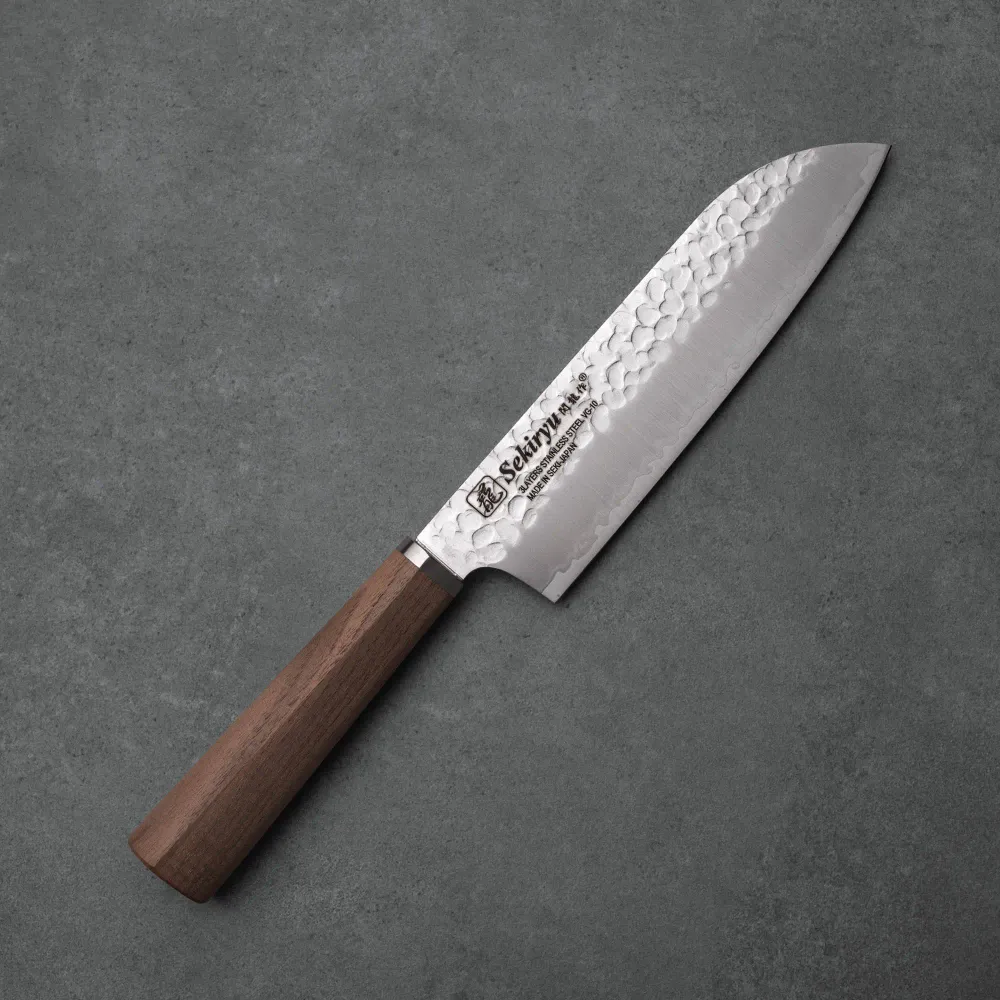 Sekiryu - VG-10 - 3 réteg - Dió - SANTOKU - 165 mm