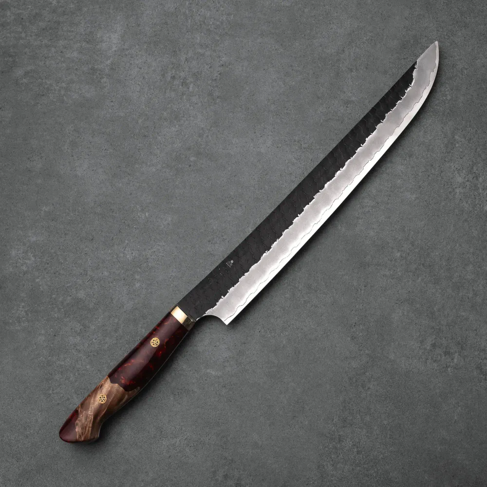 SUJIHIKI - R2/SG2 - Tsuchime Kurouchi - Polírozott Akril - 300mm