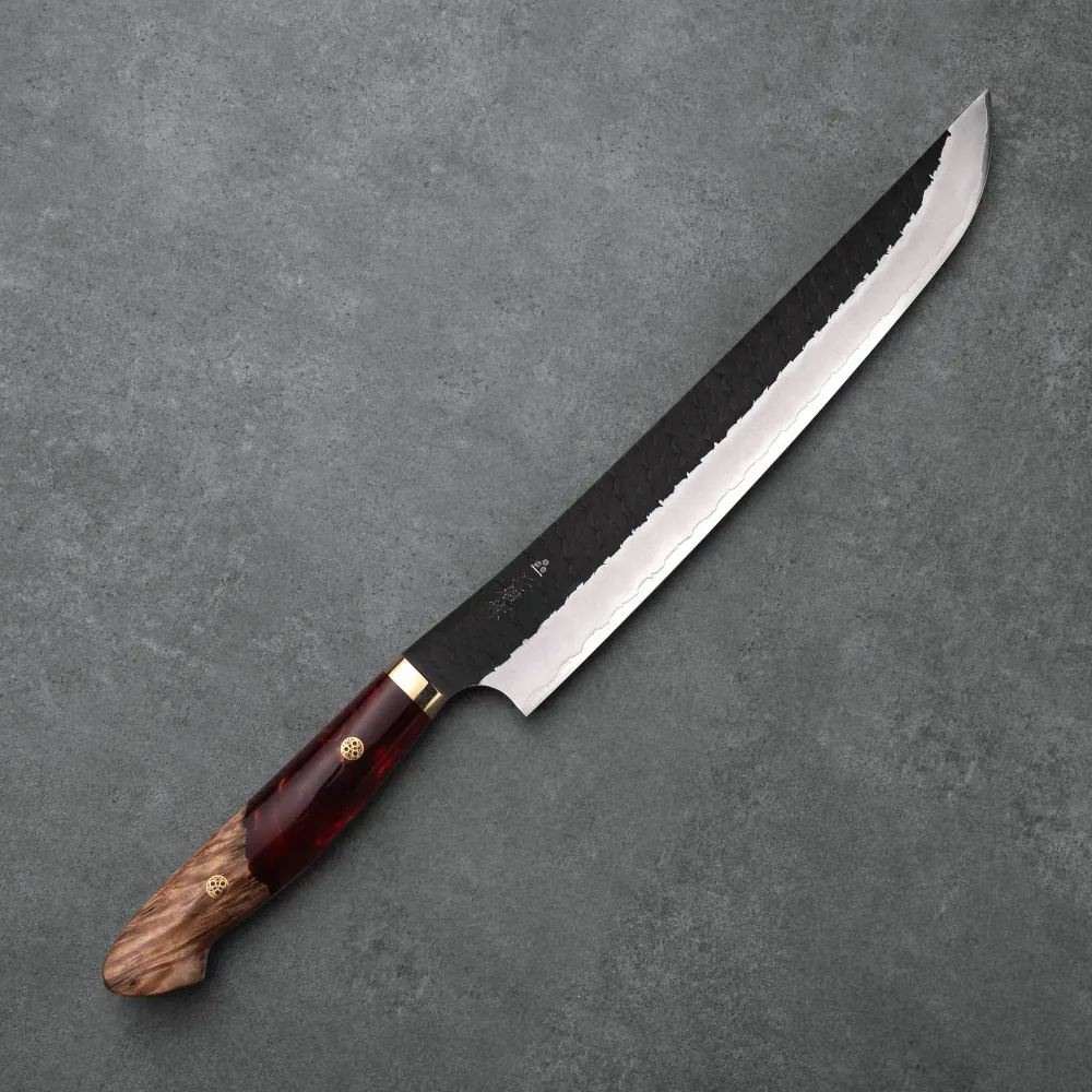 SUJIHIKI - R2/SG2 - Tsuchime Kurouchi - Polírozott Akril - 270mm