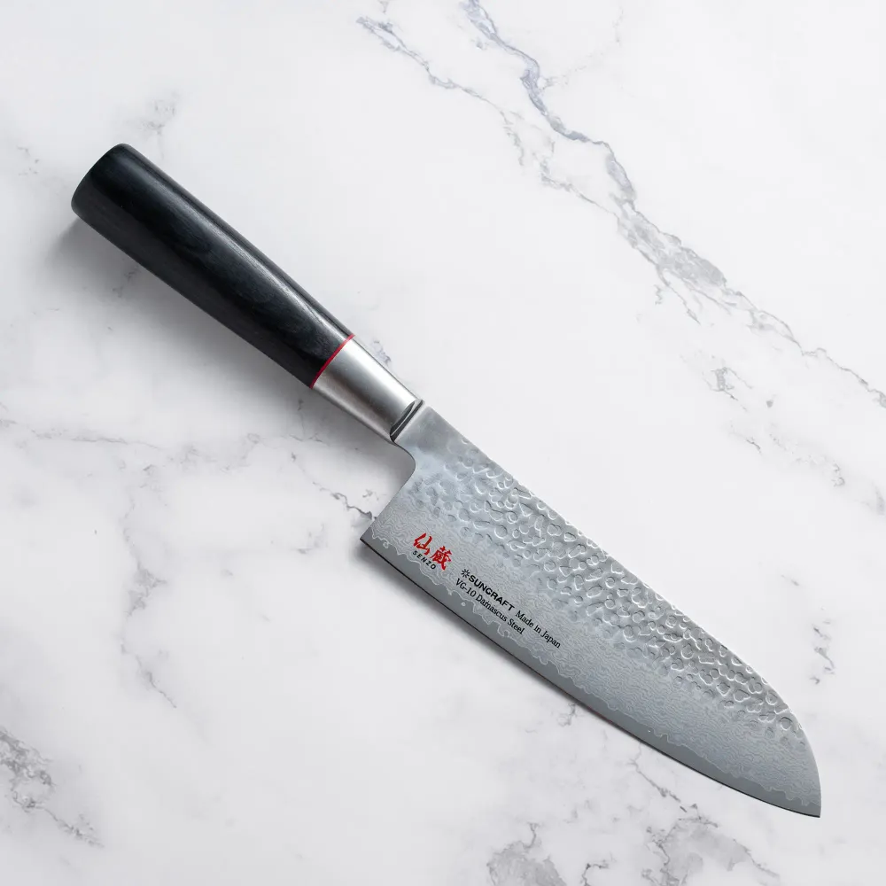 Suncraft SENZO Classic - VG10 Damaszkusz - Santoku 165mm