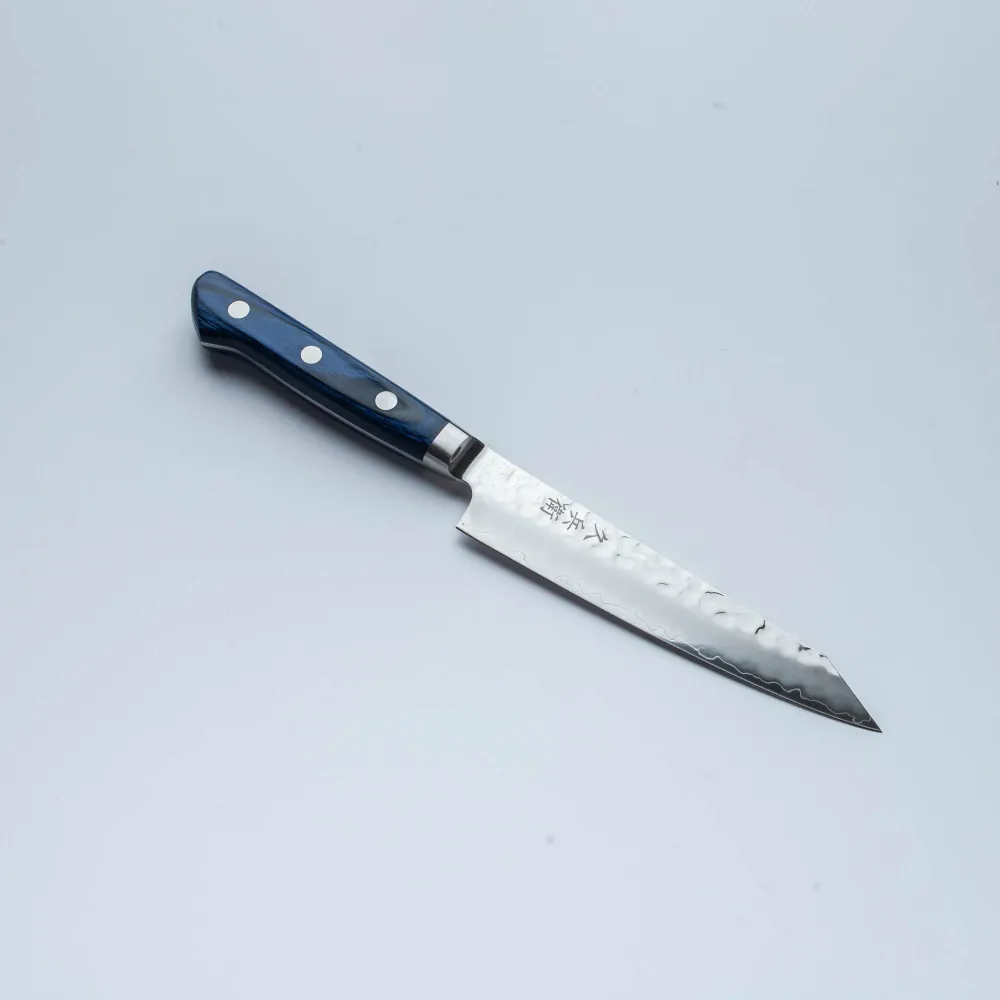Tsuchime Hammered AUS-10 Kiritsuke Petty 140 mm