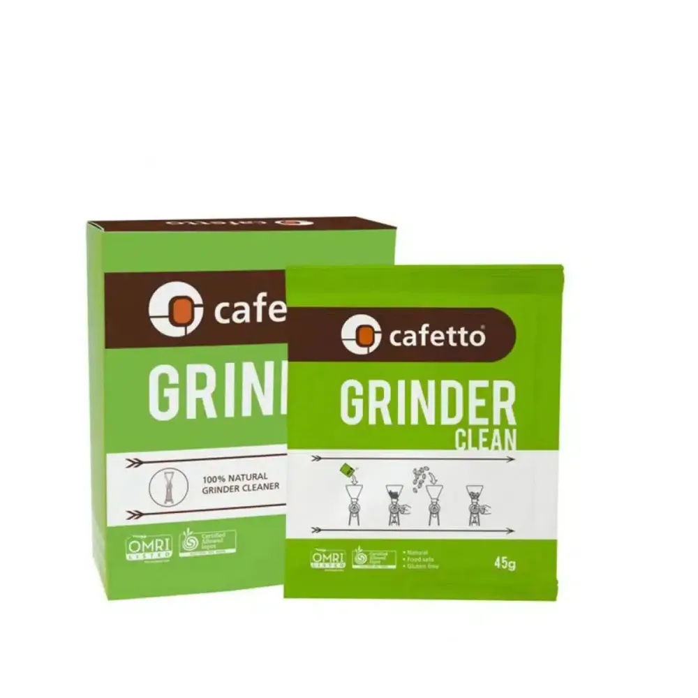 Cafetto tisztító tasakok kávédarálóhoz 3x45g
