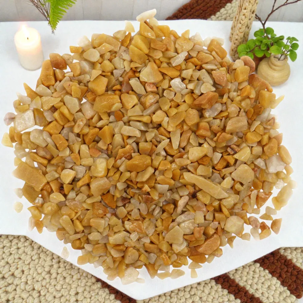 Arany kvarc darabok drágakő darabok nagy tételben – 1 kg