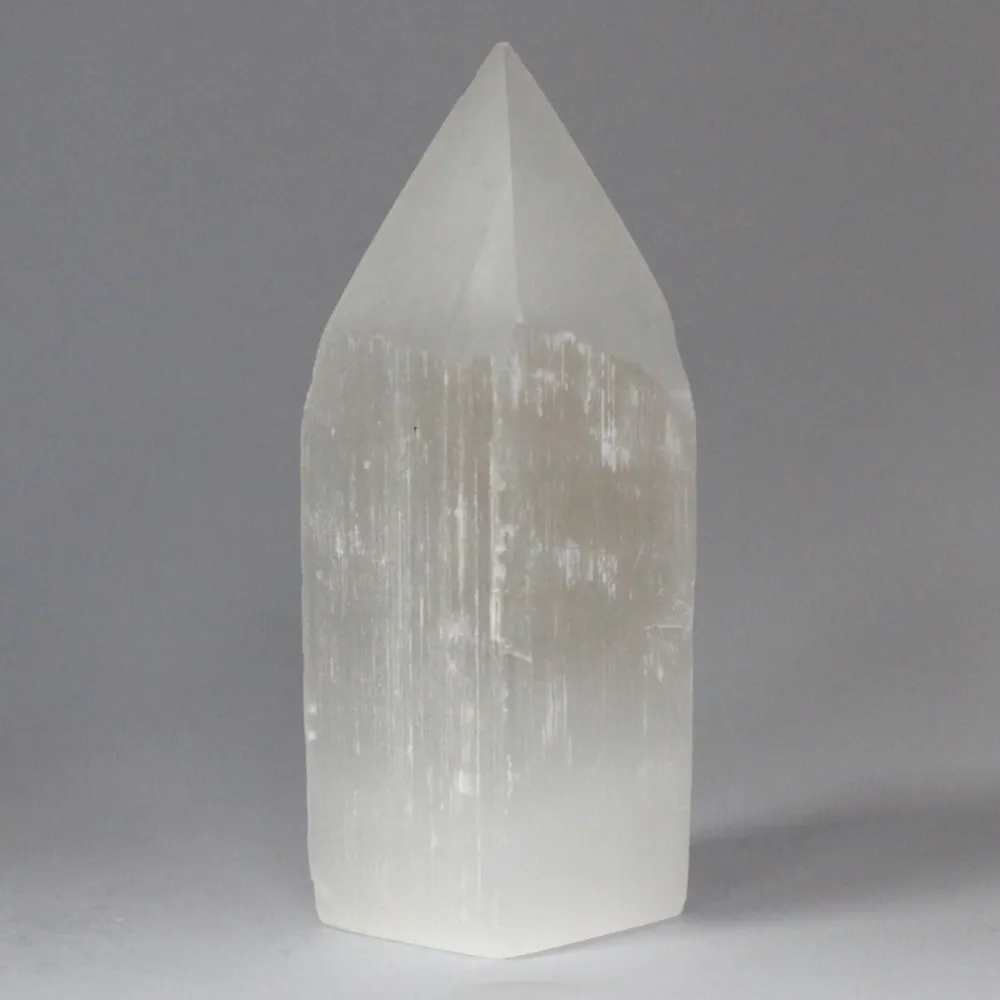Szelénit kristály csúcs torony – 15 cm
