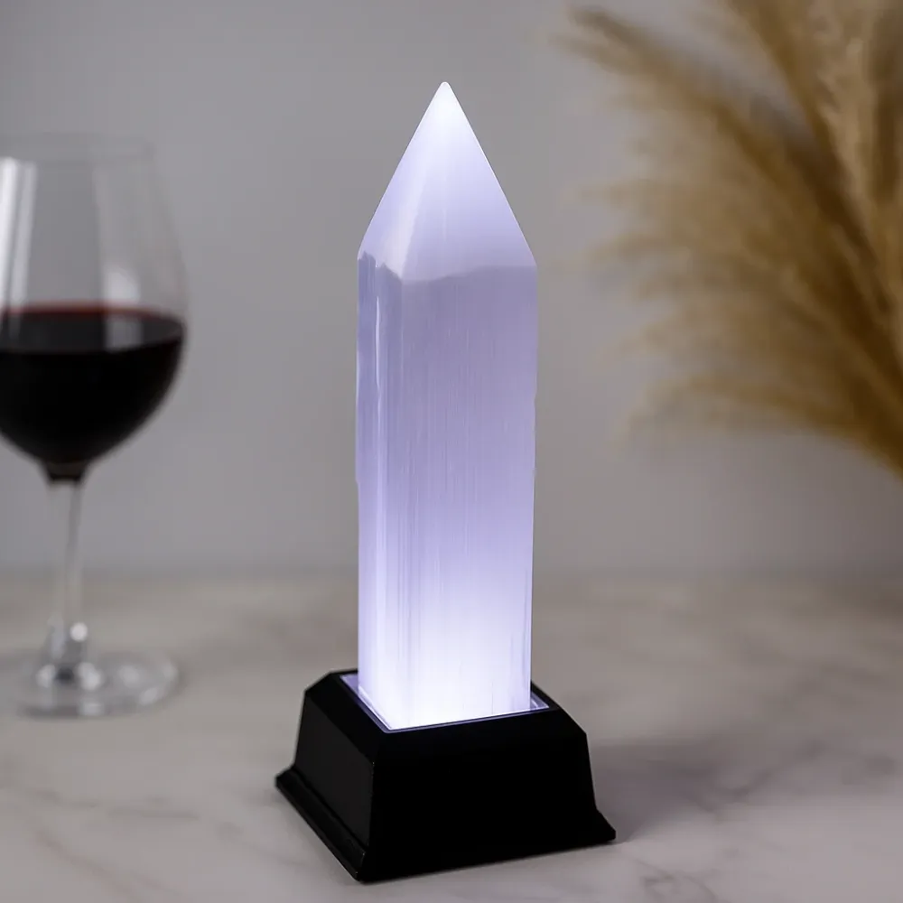 Szelénit kristály torony ceruzahegy 20 cm