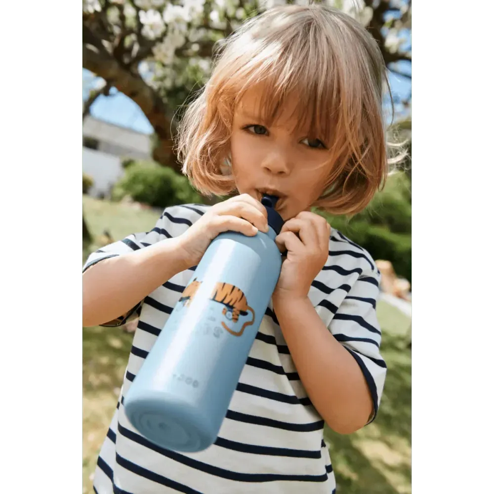 Liewood Falk Kulacs 500 ml - Tiger / Beach blue