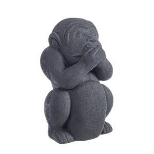 NOT TALK MONKEY szürke dekoráció