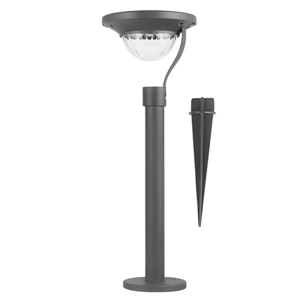 LED napelemes lámpa, 2 rögzítési mód, IP65, ABS anyag, 4,5 V akkumulátor, 200 mAh, 450 lumen, 42,5 x 15 cm, melegfehér,