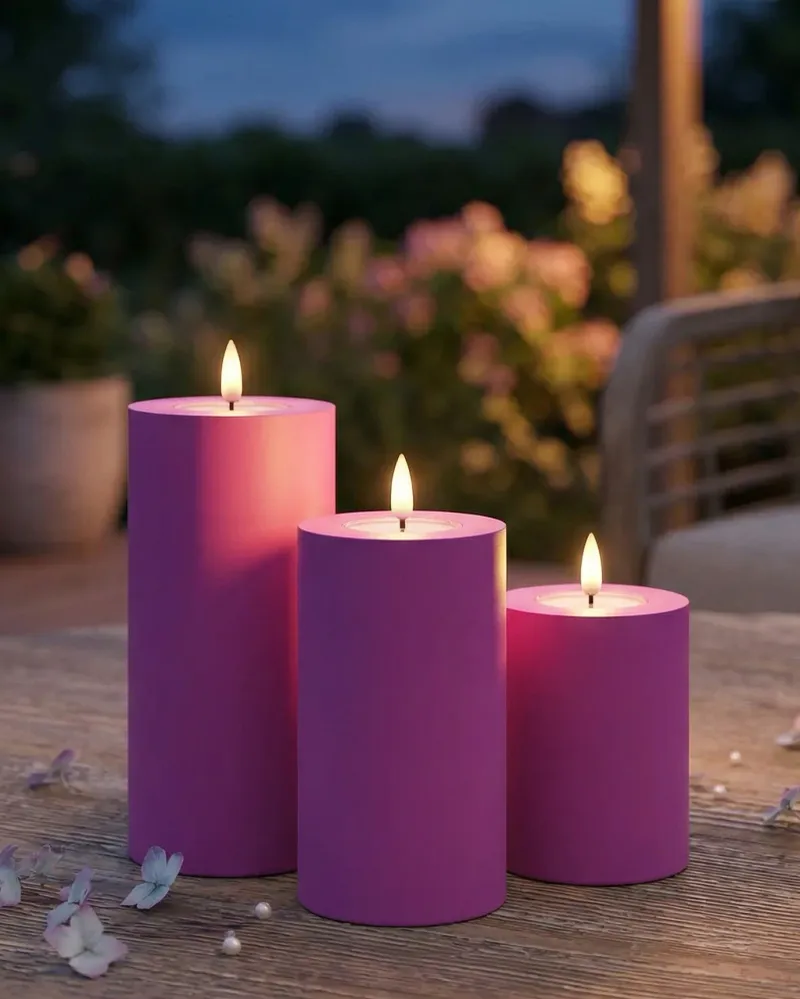 LED kültéri lámpa csomag Magenta