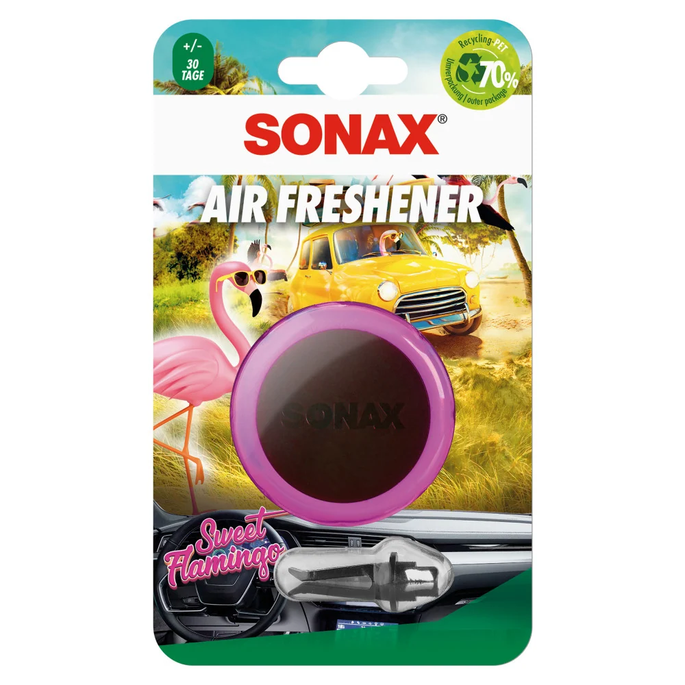 Autóillatosító Sonax Édes Flamingó