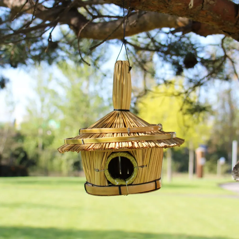 Bird Box tengeri fű kicsi kerek 17x17cm