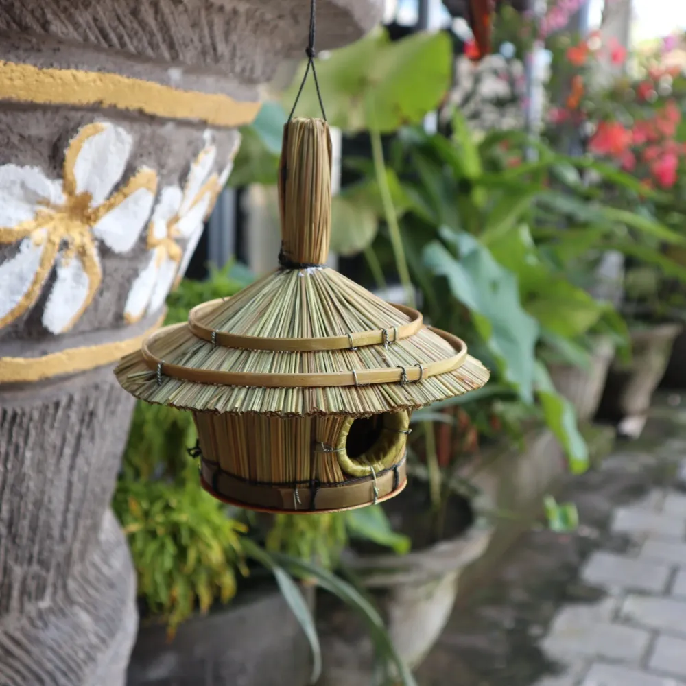 Bird Box tengeri fű kicsi kerek 17x17cm
