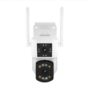 V380 Dupla lencsés Wifi IP kamera 9MP IP66