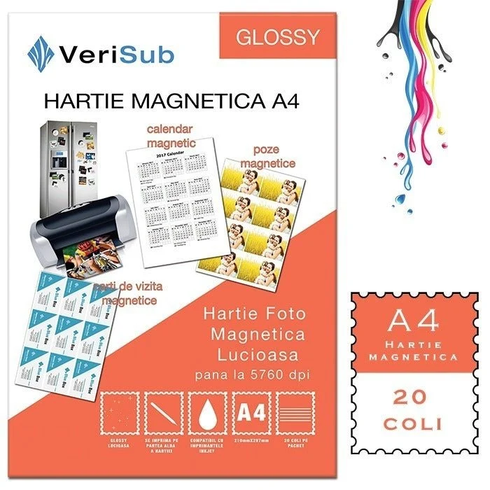 VeriSub A4 20 lapos fényes mágneses papír