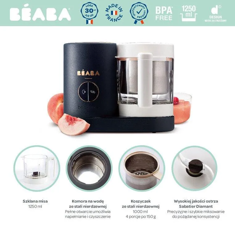 Beaba Babycook® Neo 4 az 1-ben Mixer és Főzőkészülék Night Blue