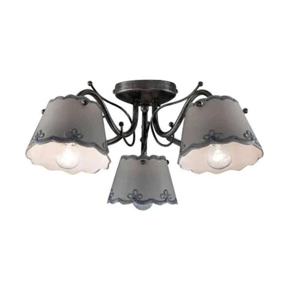 FERROLUCE CLASSIC Ravenna kerámia mennyezeti lámpa Ø 56 cm 3 x E14