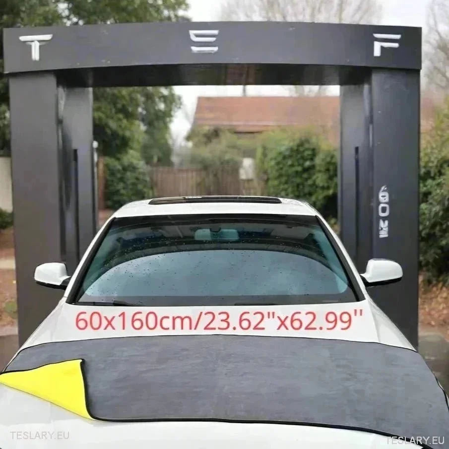 Extra nagy mikroszálas szárító törülköző Tesla 3, Y, S és X számára