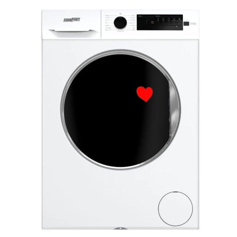 HOMEFORT HME16121UW Elöltöltős mosógép D Energiaosztály, 6 kg, Keskeny mélység, 1200 fordulat/perc, Centrifugálási zajszin...