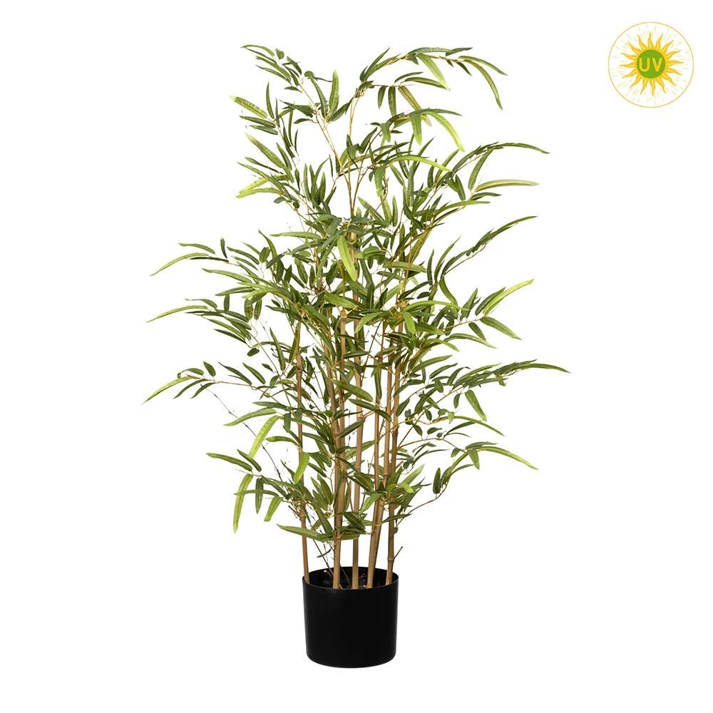 BAMBOO UV álló zöld mű bambusz cserje 100 cm