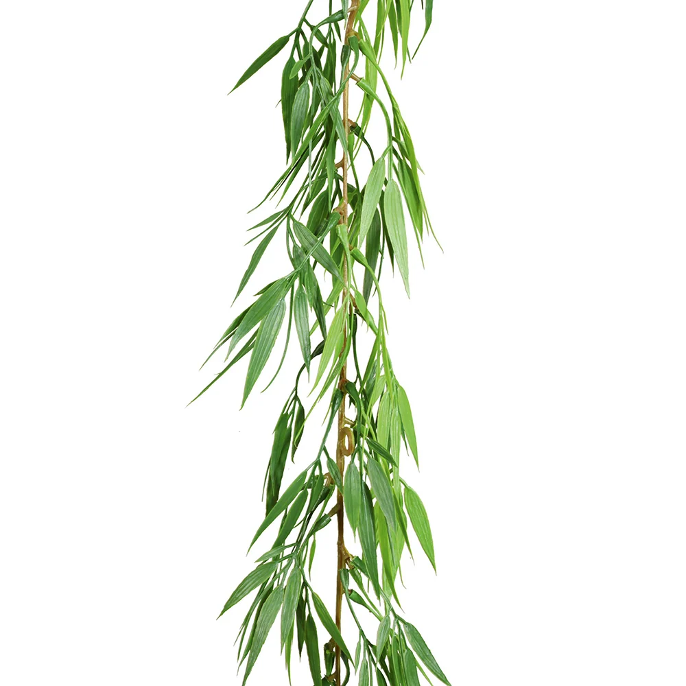 BAMBOO zöld mű bambusz girland 180 cm