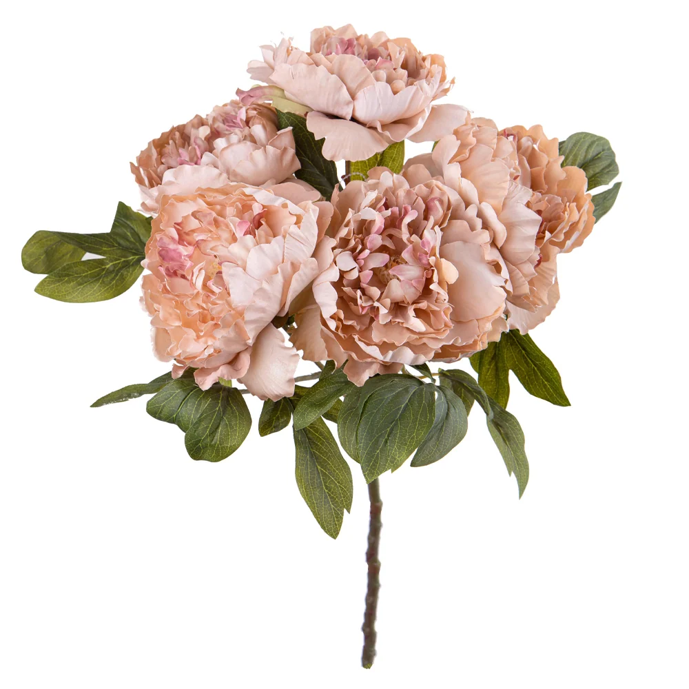 PEONY fáradt pink mű bazsarózsa csokor 50 cm