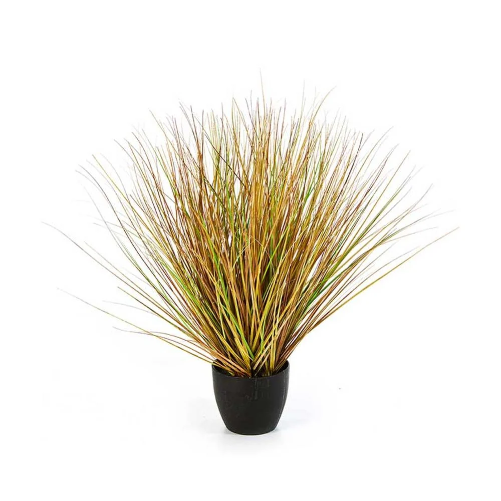 Szökőkút fű cserepes műnövény 65 cm ősz zöld "Fountain Autumn Grass"