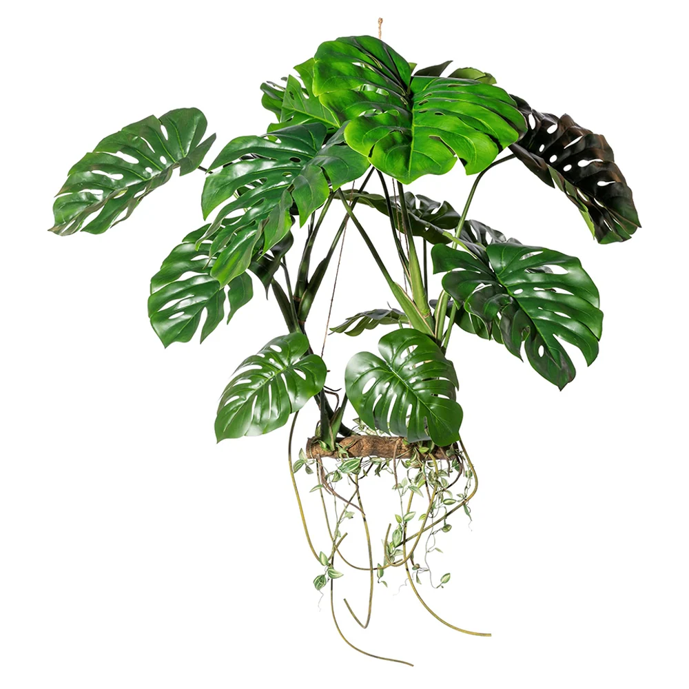 PHILODENDRON függeszthető zöld mű filodendron kompozíció 100 cm