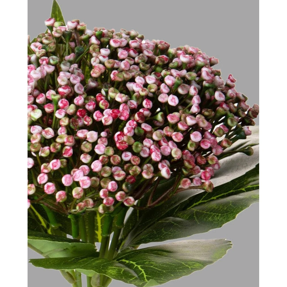 Bimbós mű hortenzia csokor 32 cm pink "Hydrangea"