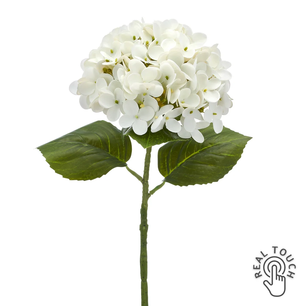 HYDRANGEA fehér mű hortenzia 60 cm