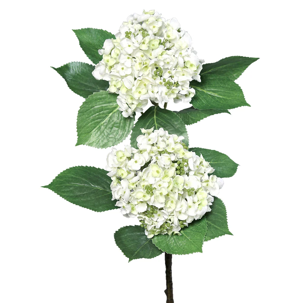 HYDRANGEA fehér mű hortenzia 80 cm