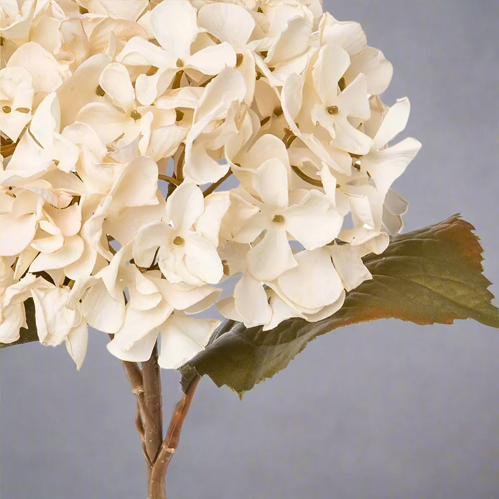 HYDRANGEA fáradtbézs mű hortenzia 46 cm