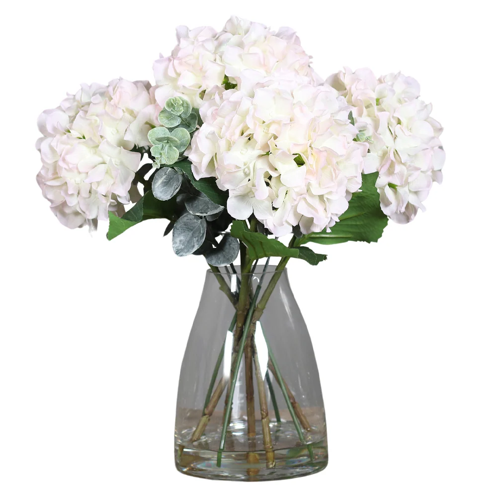 HYDRANGEA halvány pink mű hortenzia kompozíció 40 cm