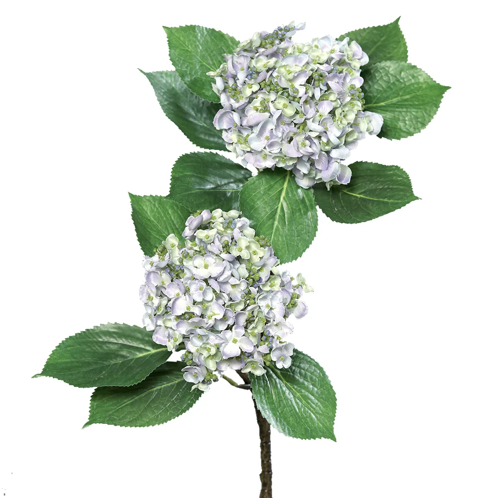 HYDRANGEA halványlila mű hortenzia 80 cm