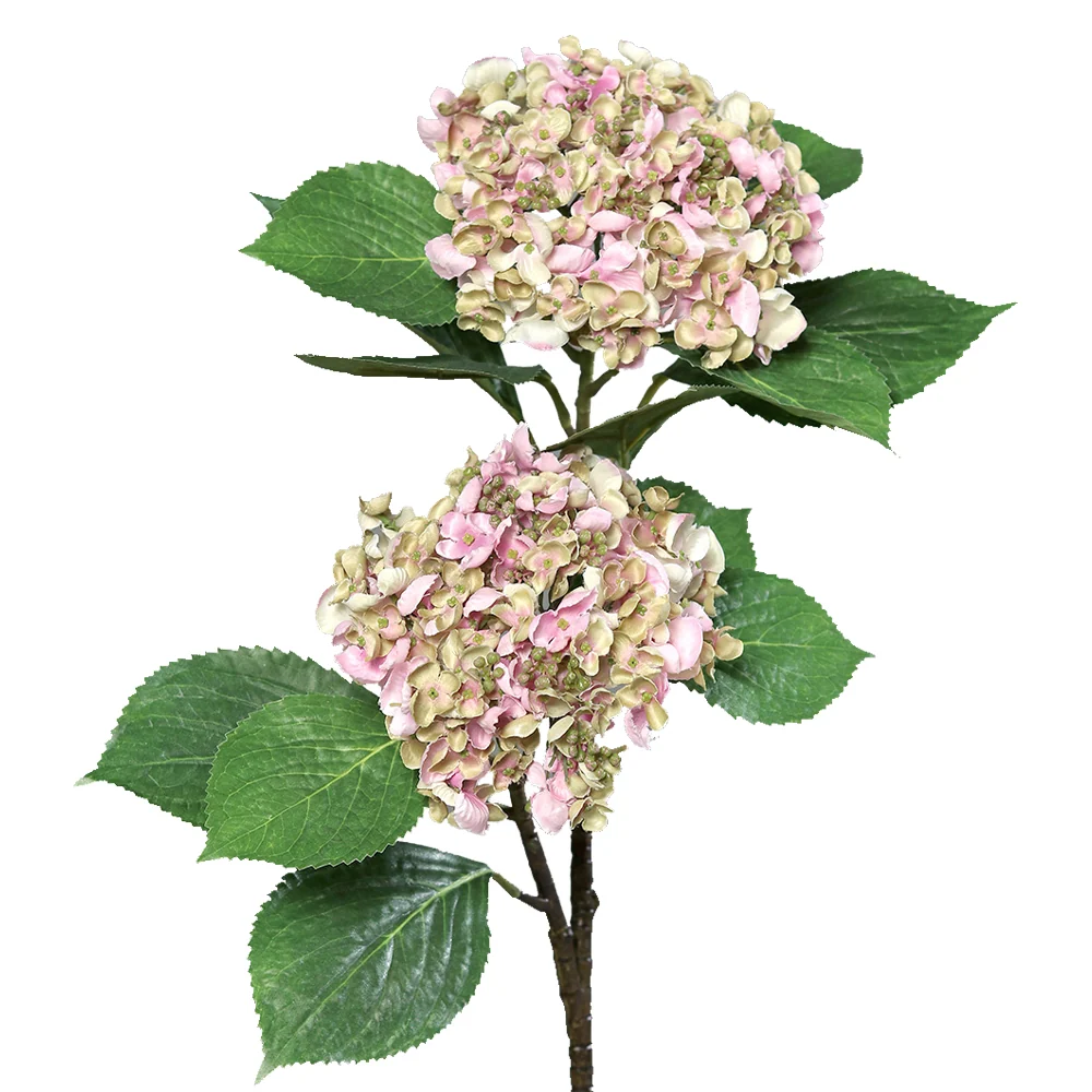 HYDRANGEA halványpink mű hortenzia 80 cm