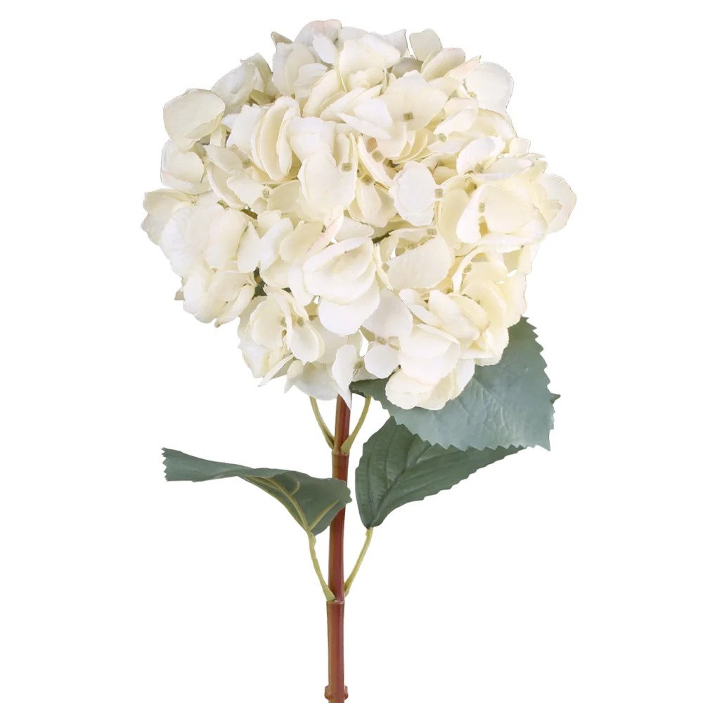 HYDRANGEA krémszínű mű hortenzia 80 cm