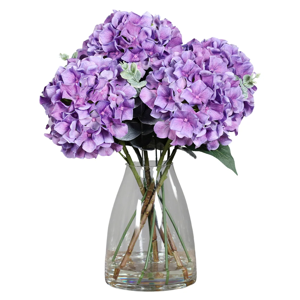 HYDRANGEA lila mű hortenzia kompozíció 40 cm