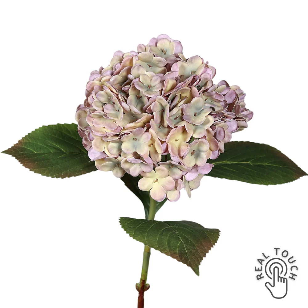 HYDRANGEA mályvaszínű mű hortenzia 52 cm