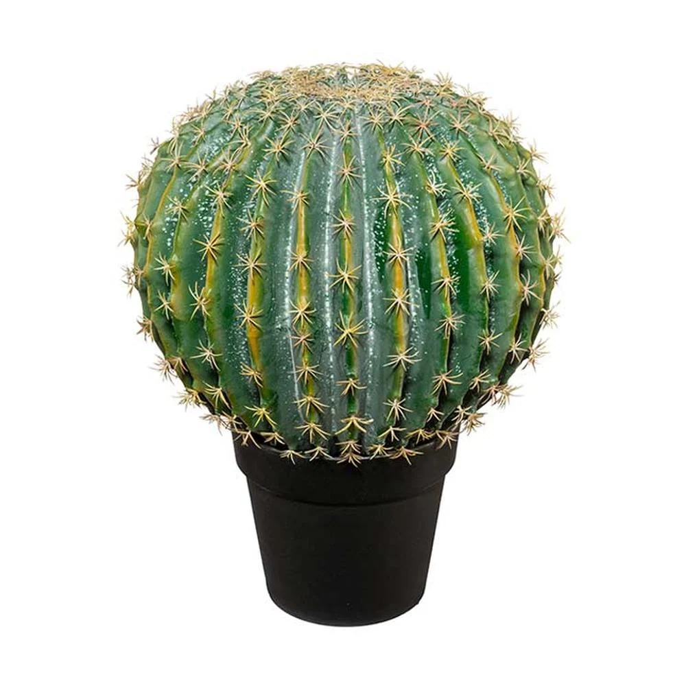 Élethű gömbkaktusz cserepes műnövény Ø 36 cm "Cactus"