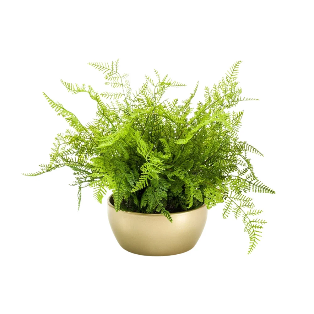 FERN zöld erdei páfrány műnövény 35 cm