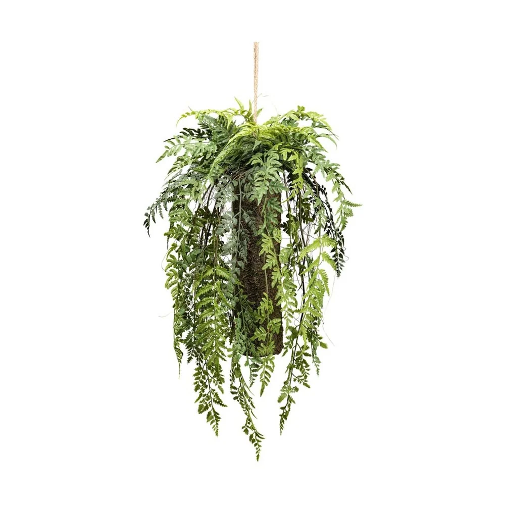 Függeszthető mű páfrány mix 75 cm zöld "Polypodiopsida"